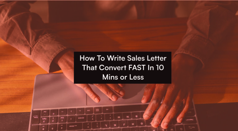 Read more about the article How to Write Sales Letters That Convert More Effectively