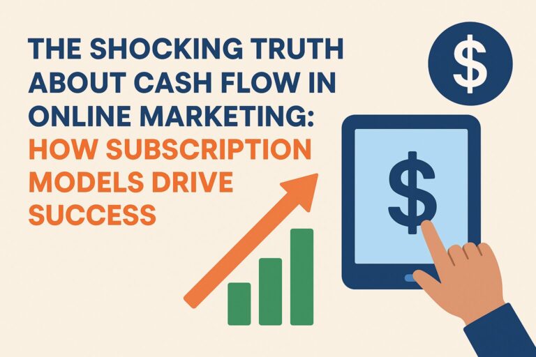 Read more about the article Cash Flow in Online Marketing: Why Recurring Revenue Models Matter